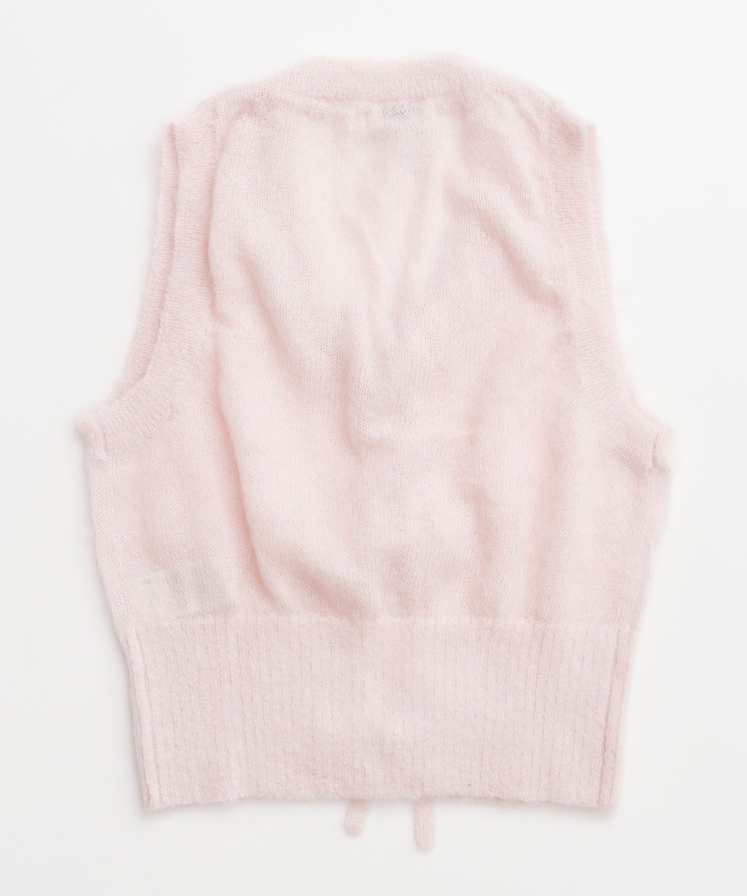 【GANNI】Light Mohair Tie String Vest