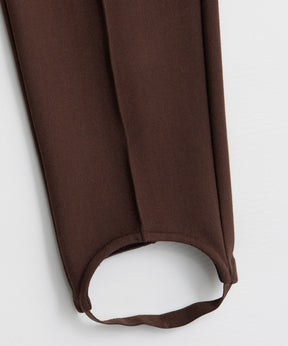 【26AUTUMN PRE-ORDER】Pintuck Stretch Stirrup Pants