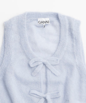 [Ganni] Lightmohairtiestringvest