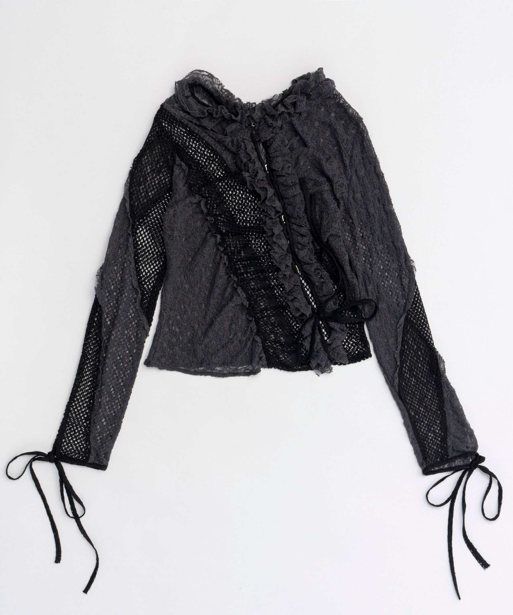 [24Autumn Pre-Order] Lace Docking Frill Cardigan