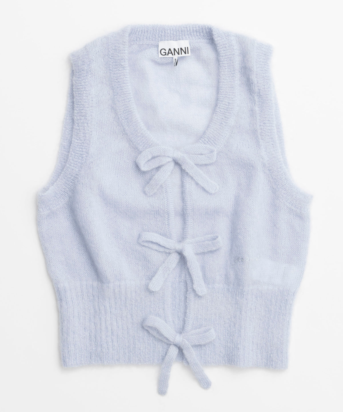 [Ganni] LightmohairtiESTRINGVEST