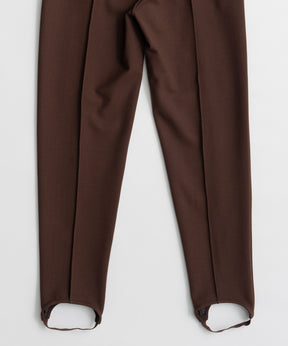 【26AUTUMN PRE-ORDER】Pintuck Stretch Stirrup Pants