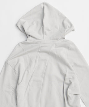 【OPEN YY】SLANT ZIP HOODIE