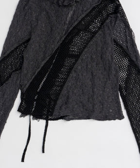 [24Autumn Pre-Order] Lace Docking Frill Cardigan