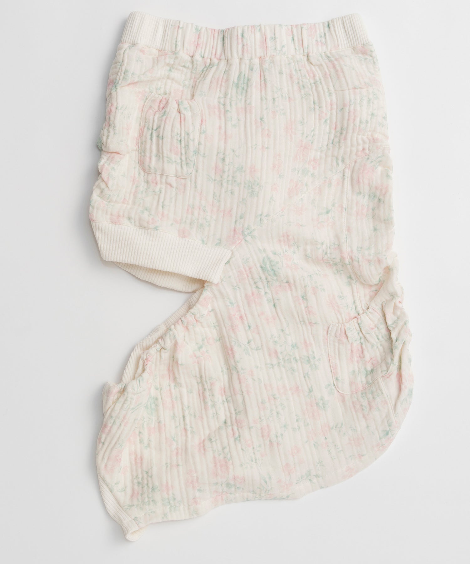 【OPEN YY】FLORAL BLANKIE CUTOUT SKIRT