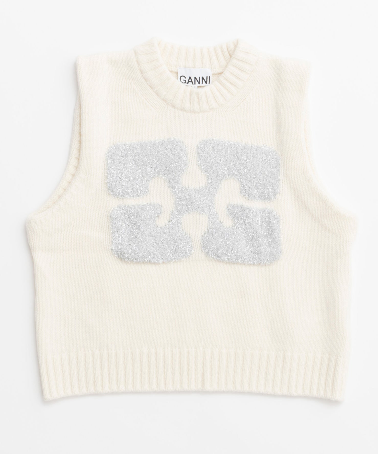 [ganni] GraphicWoolMixVest