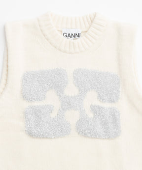 [ganni] GraphicWoolMixVest