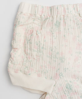 【OPEN YY】FLORAL BLANKIE CUTOUT SKIRT