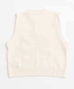 [ganni] GraphicWoolMixVest