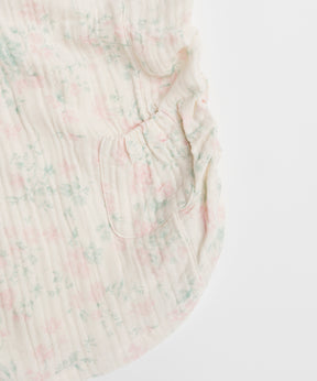 【OPEN YY】FLORAL BLANKIE CUTOUT SKIRT