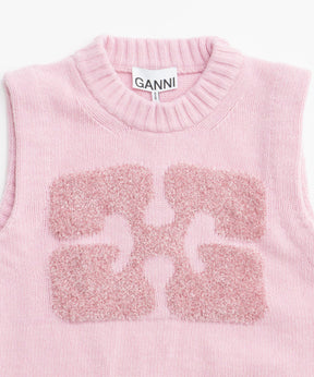 [Ganni] Graphicwoolmixvest