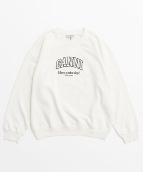 [Ganni] ISOLIGANNIOVERSIZEDSWEATSHIRT