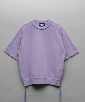 Heavy-Weight Cotton Prime-Over Side Zip Pigment T-Shirts