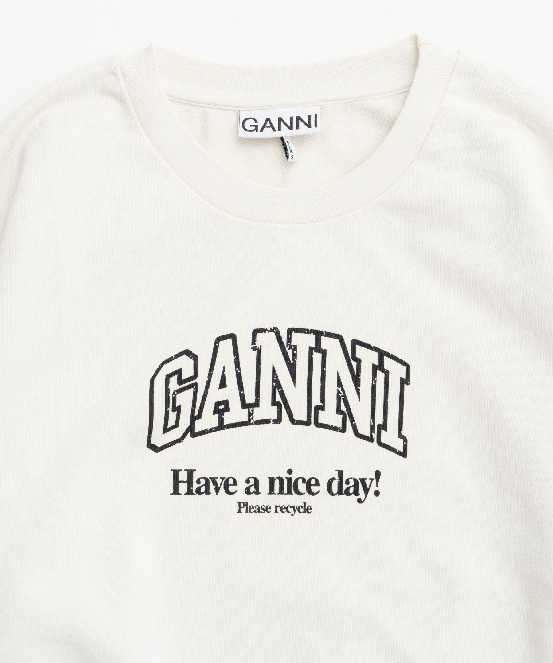 [Ganni] ISOLIGANNIOVERSIZEDSWEATSHIRT