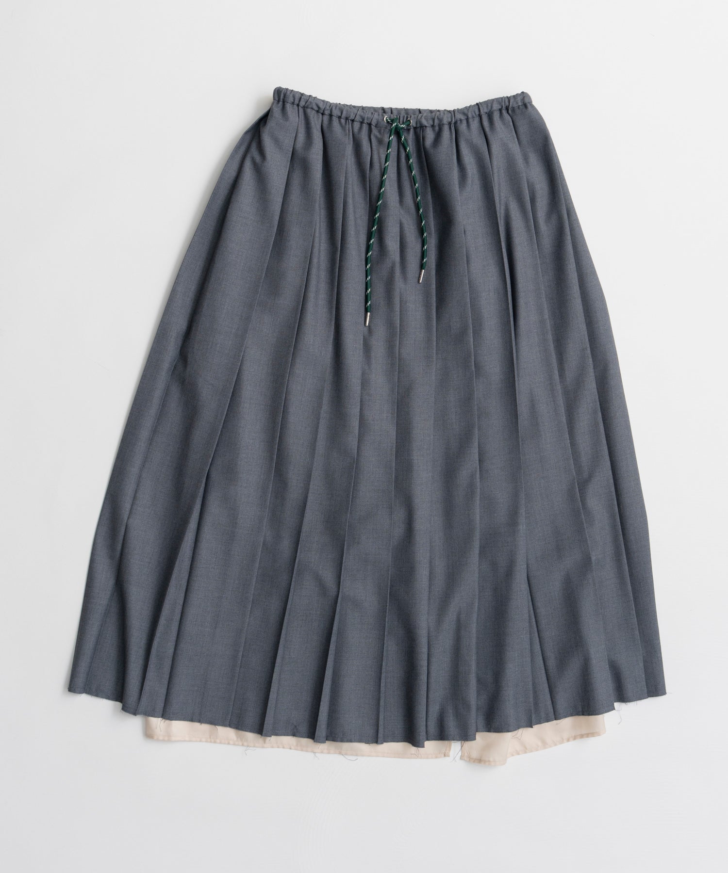 【26AUTUMN PRE-ORDER】Waist Drawstring Pleated Skirt