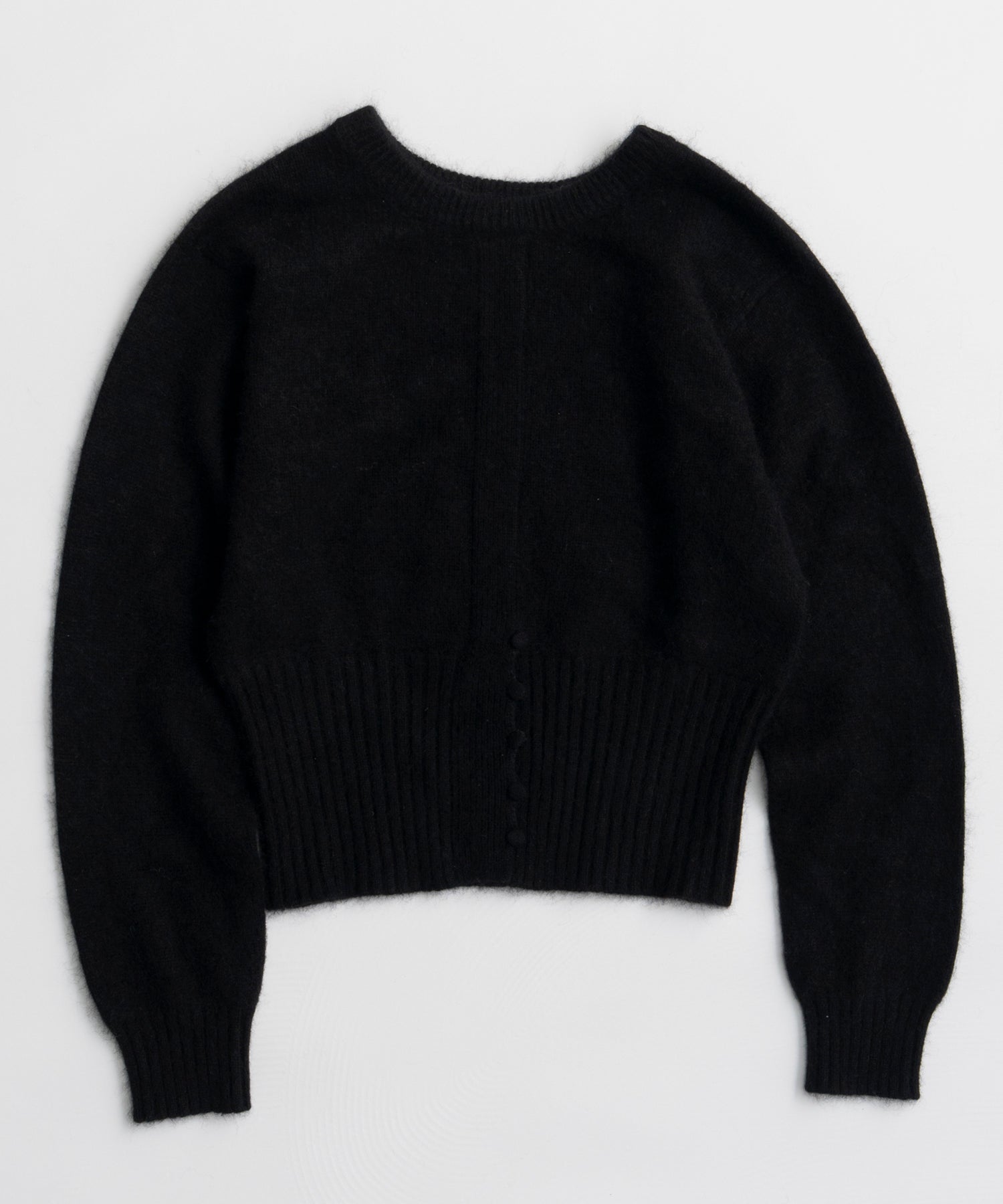 【26AUTUMN PRE-ORDER】Raccoon Blend 2-Way Front Button Pullover