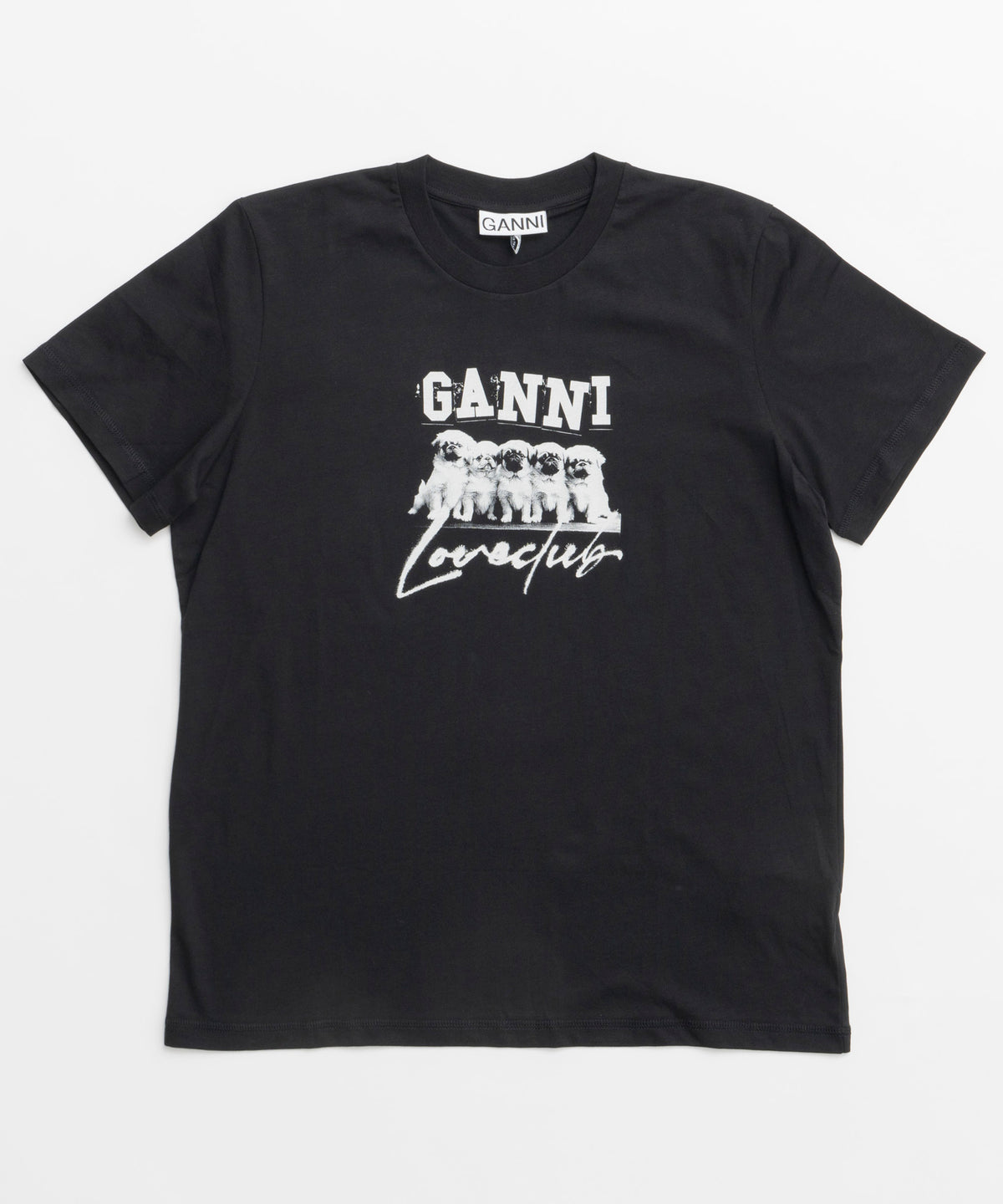 [Ganni] ThinjerseypupyLoverelaxedt-Shirt