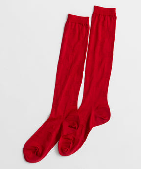 【26AUTUMN PRE-ORDER】MS Logo Sheer Socks