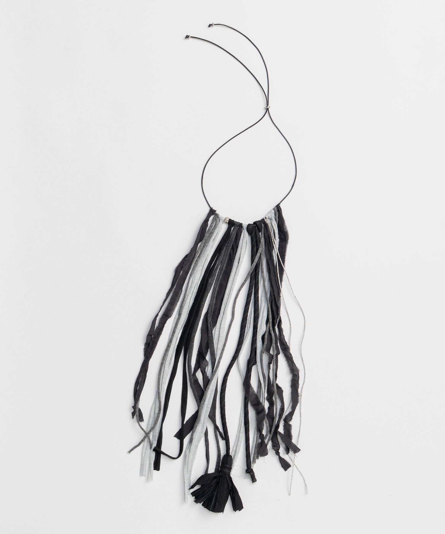 【OPEN YY】FABRIC FRINGE NECKLACE