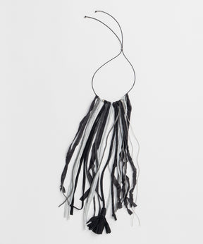 【OPEN YY】FABRIC FRINGE NECKLACE