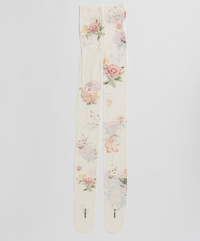 【OPEN YY】YY FLORAL TIGHTS