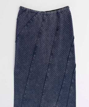 【24AUTUMN PRE-ORDER】Rib Maxi Tight Skirt