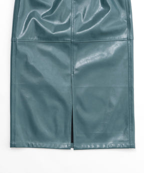 Vegan Leather Tight Skirt