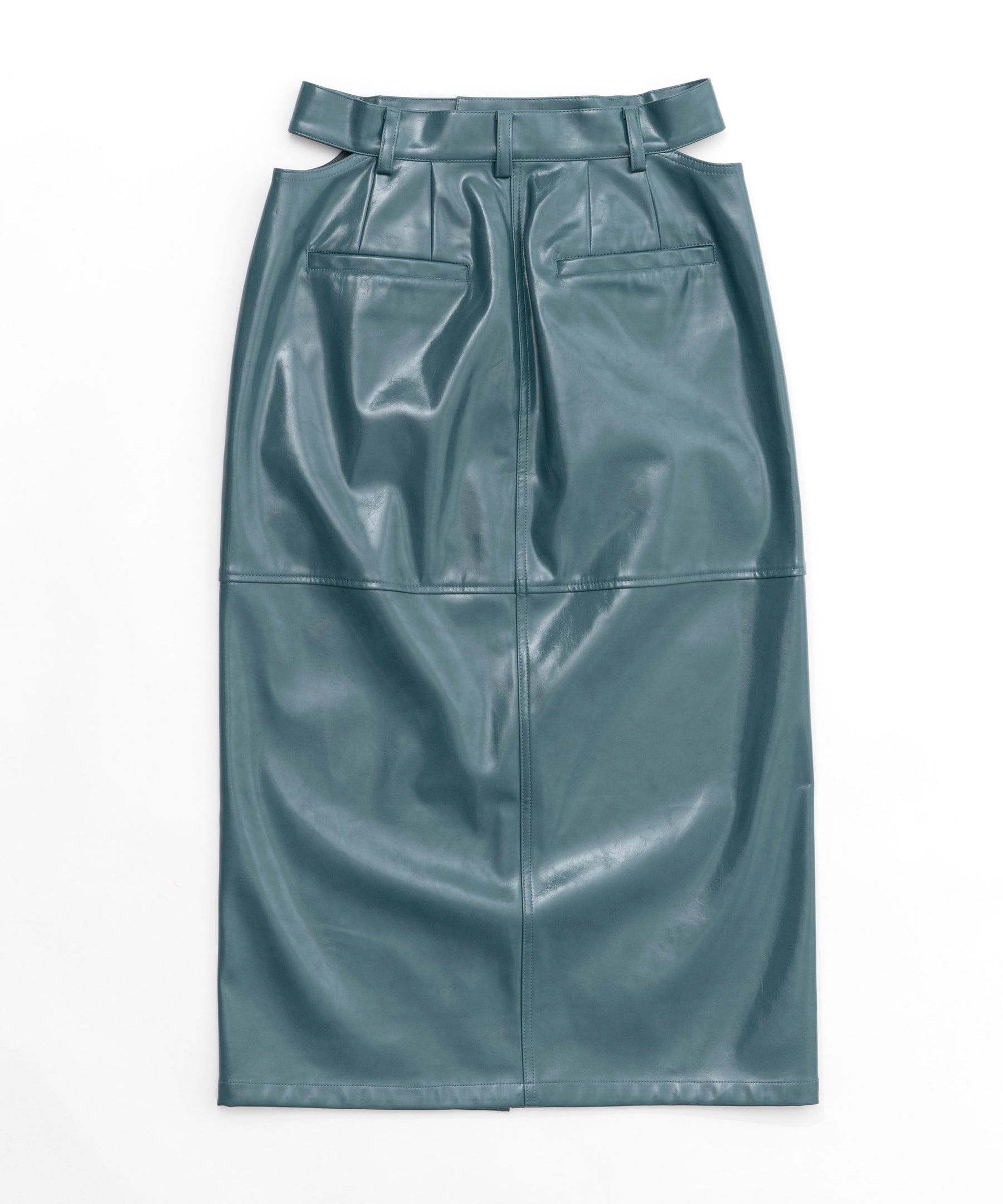 【SALE】Vegan Leather Tight Skirt