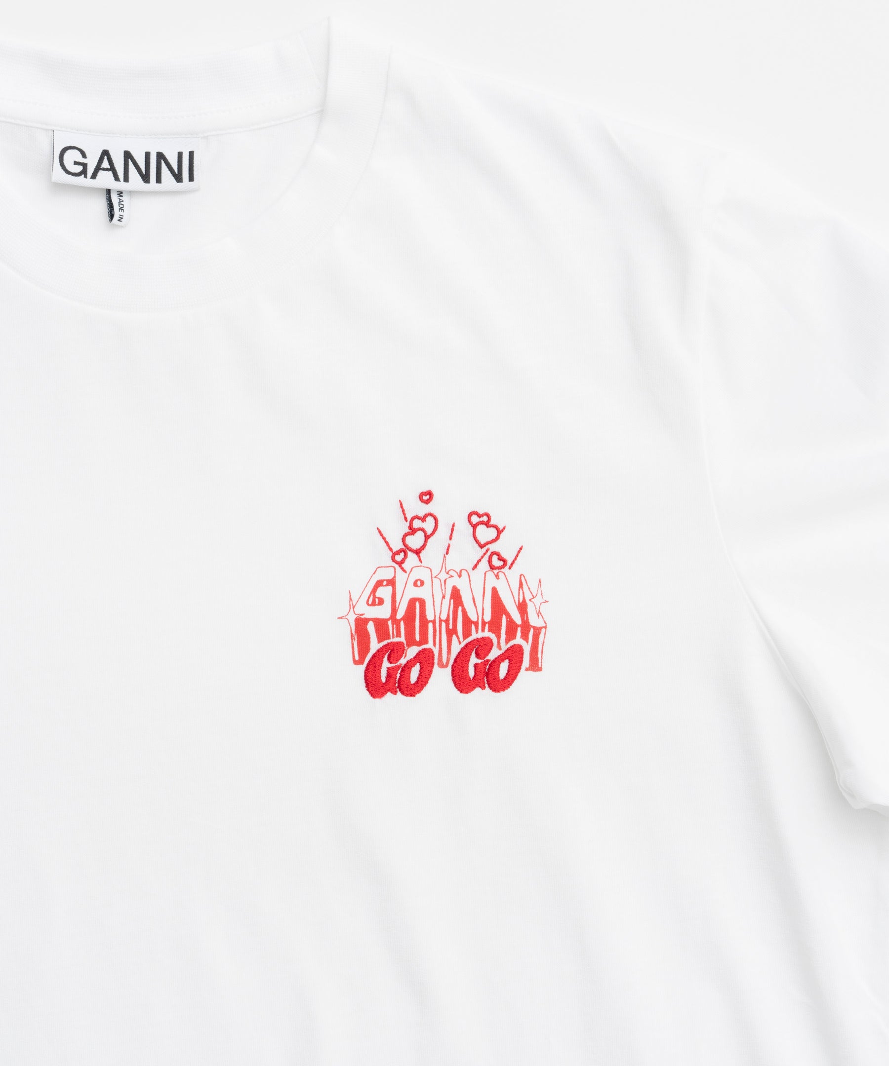 [Ganni] Thinjerseygogorelaxedt-shirt