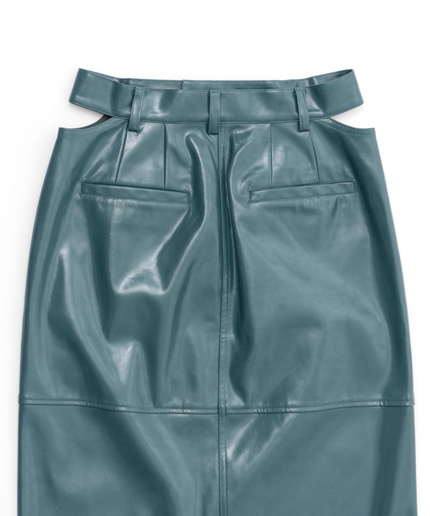 【SALE】Vegan Leather Tight Skirt