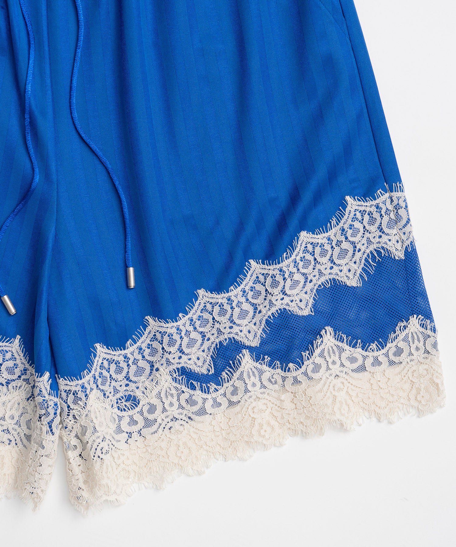 【2026Summer PRE-ORDER】Shadow Stripe Lace Shorts