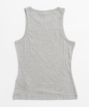 【GANNI】Soft Cotton Rib Tank Top