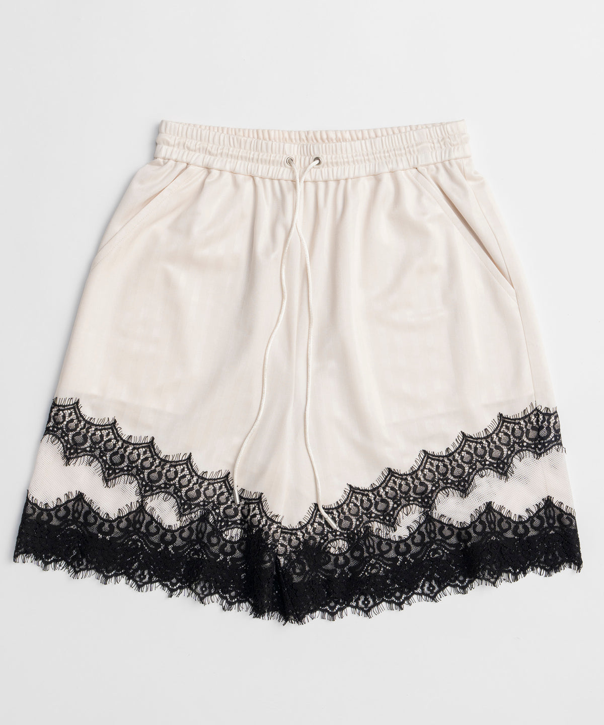Shadow Stripe Lace Shorts