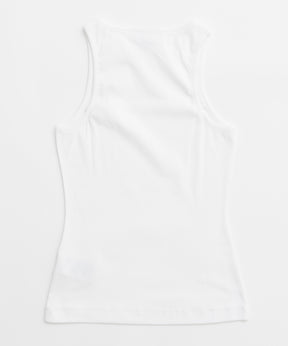 【GANNI】Soft Cotton Rib Tank Top