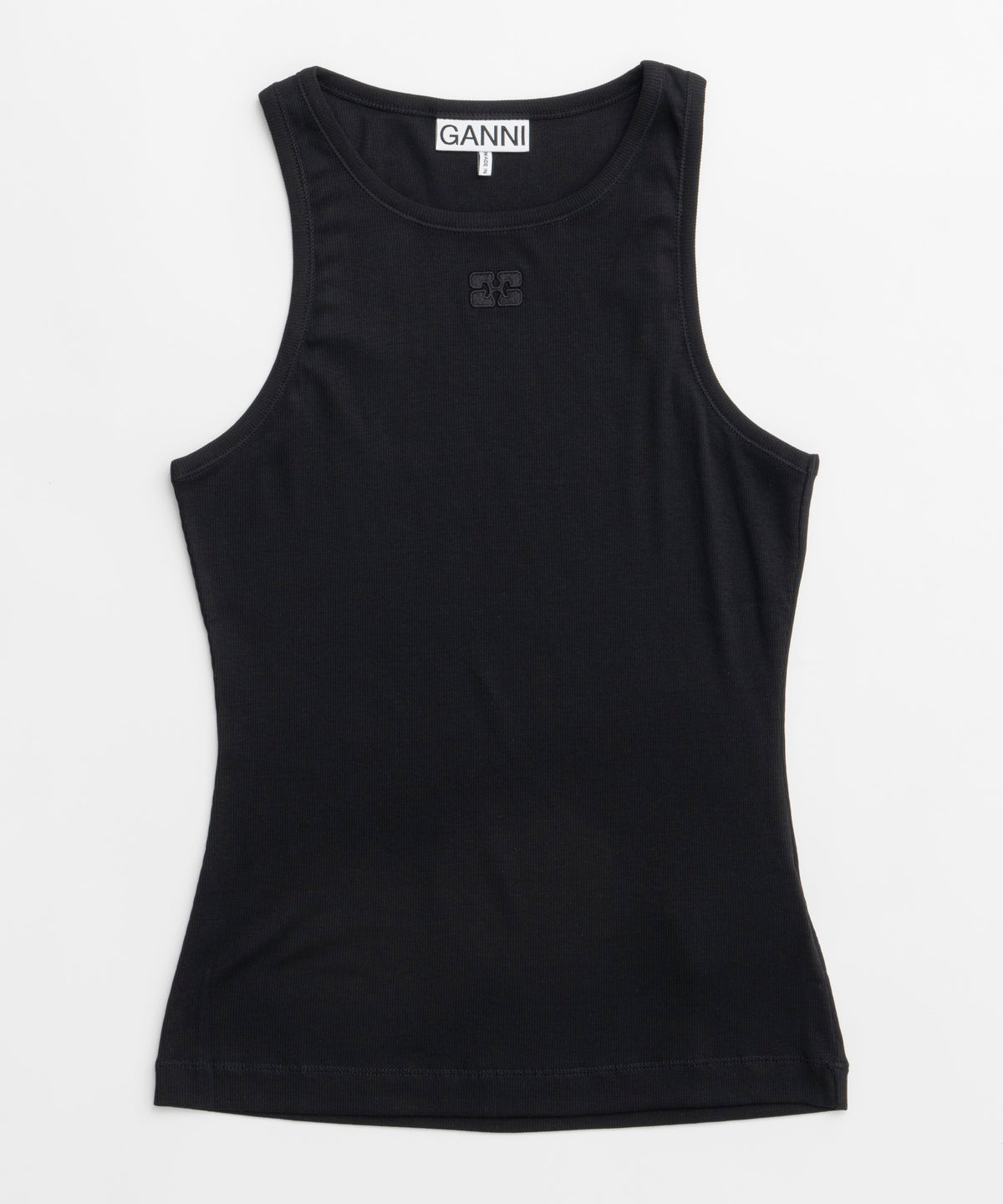 [Ganni] Soft Cotton Rib Tank Top