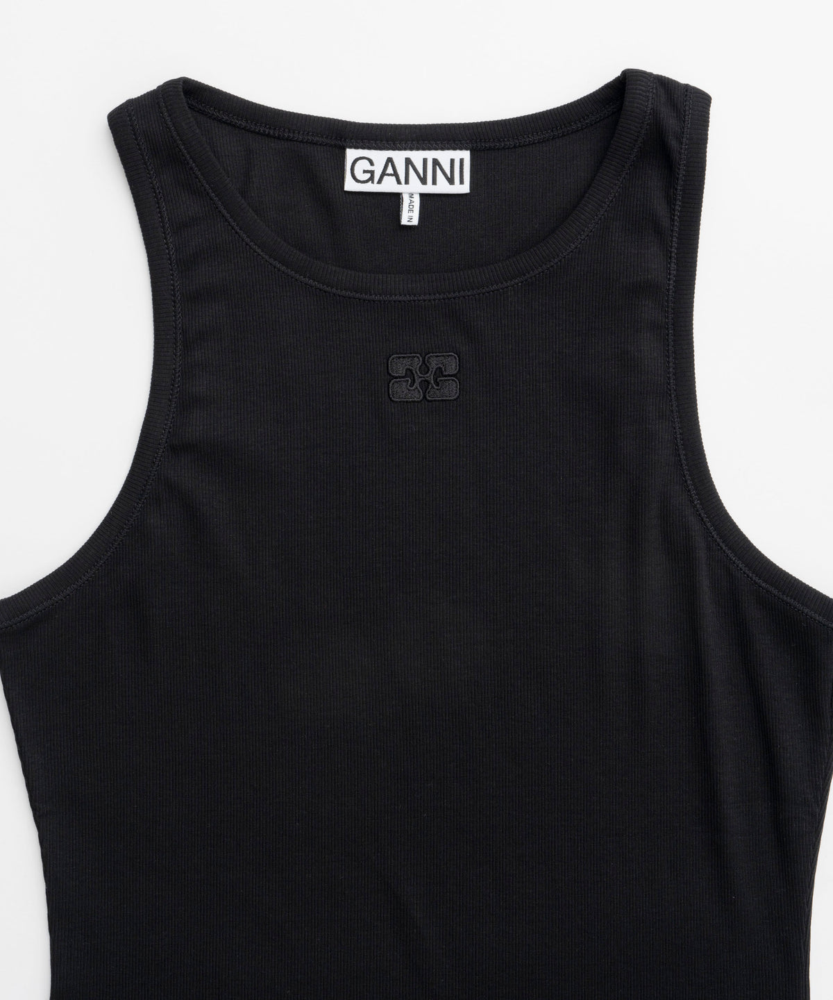 [Ganni] Soft Cotton Rib Tank Top