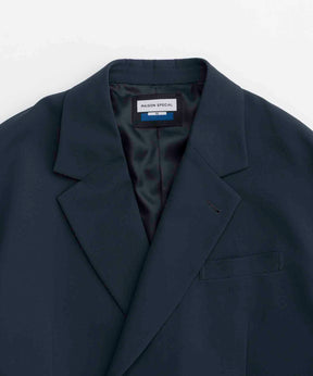 2Way Stretch Kersey Prime-Over Double Tailored Jacket