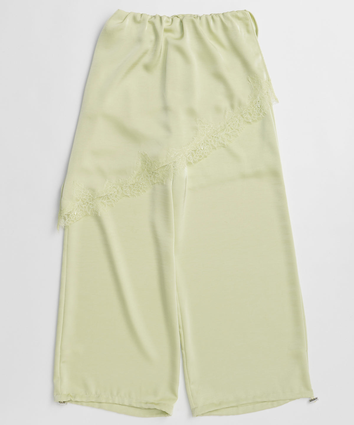 [2026Summer PRE-ORDER] Wrap Satin Lace Pants
