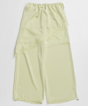 【PRE-ORDER】Wrap Satin Lace Pants