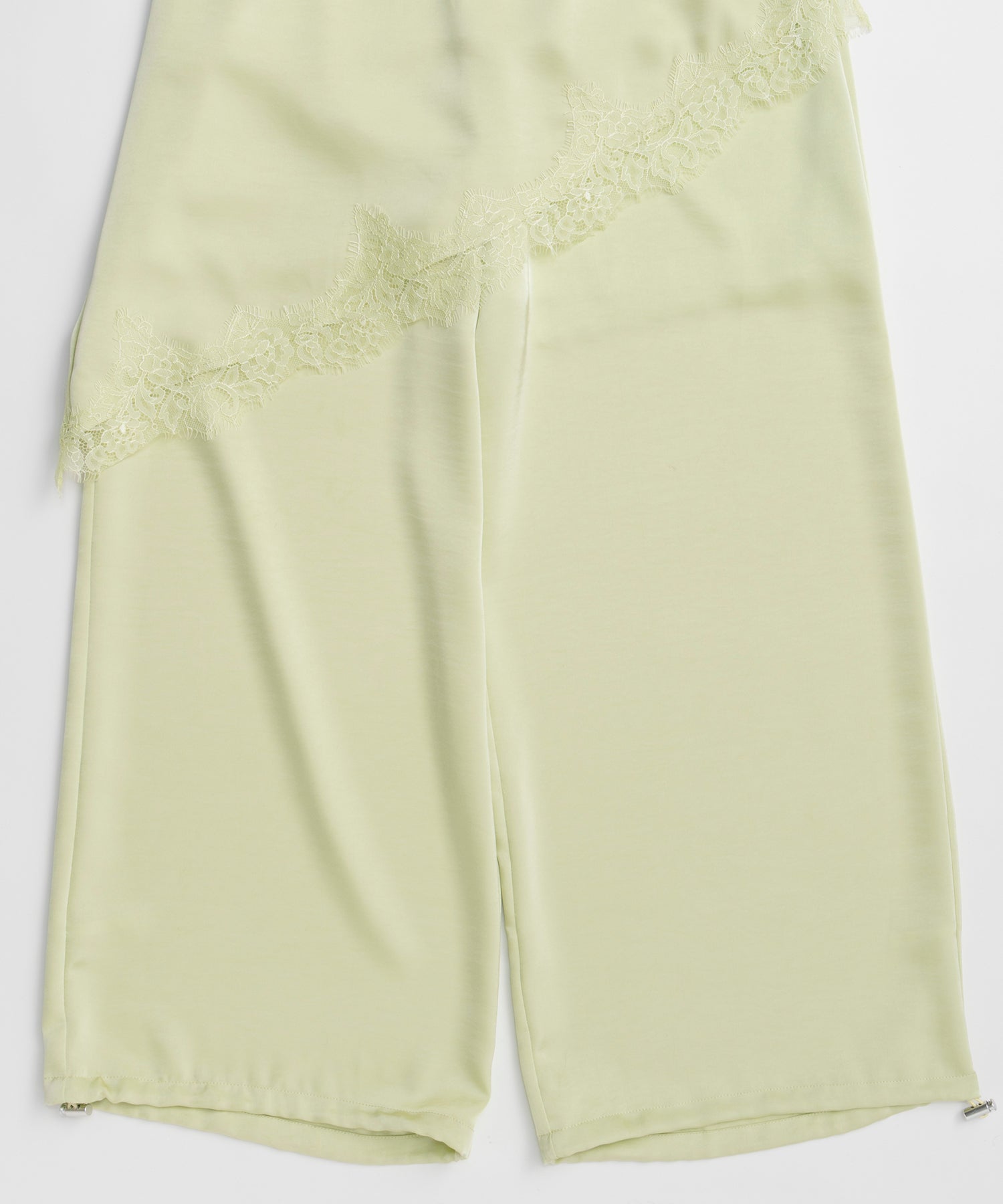 【PRE-ORDER】Wrap Satin Lace Pants