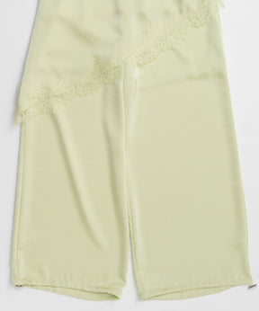 【PRE-ORDER】Wrap Satin Lace Pants