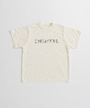【26AUTUMN PRE-ORDER】Laser-Cut Motif Logo T-Shirt