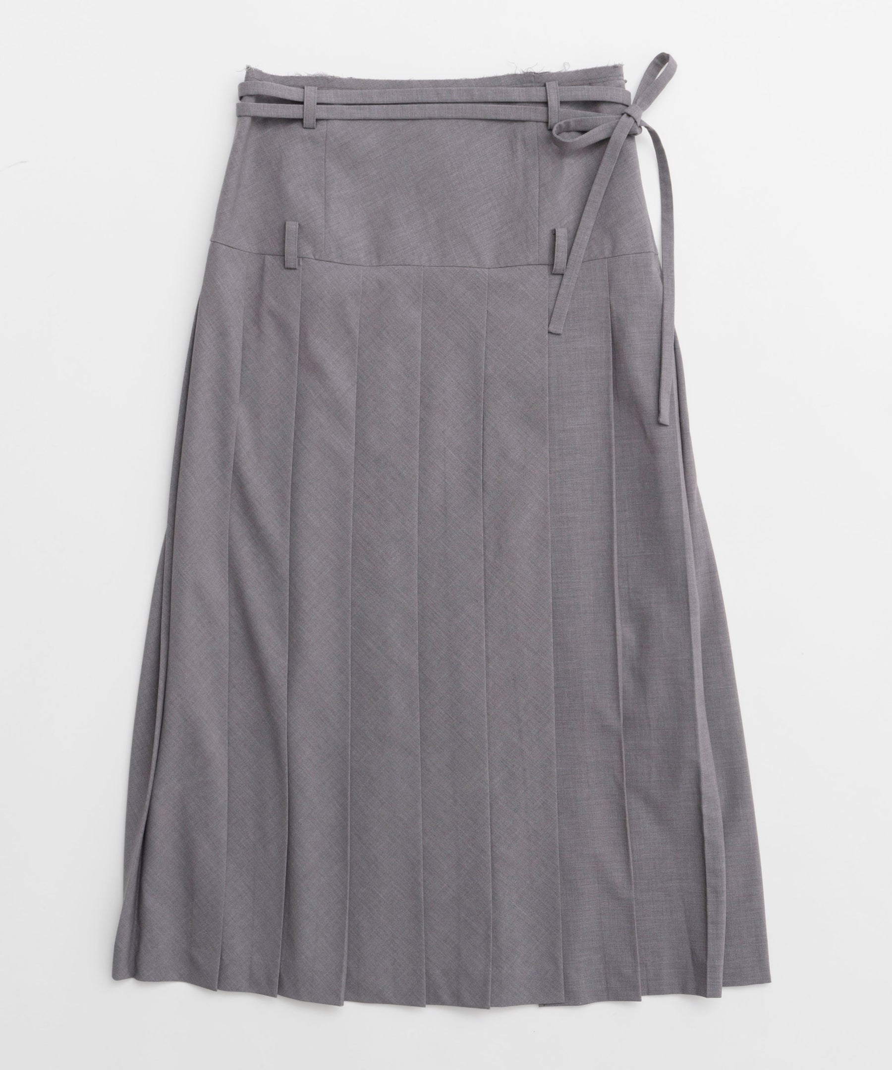 [24Autumn Pre-Order] LOW WAIST MAXI PLEATED SKIRT