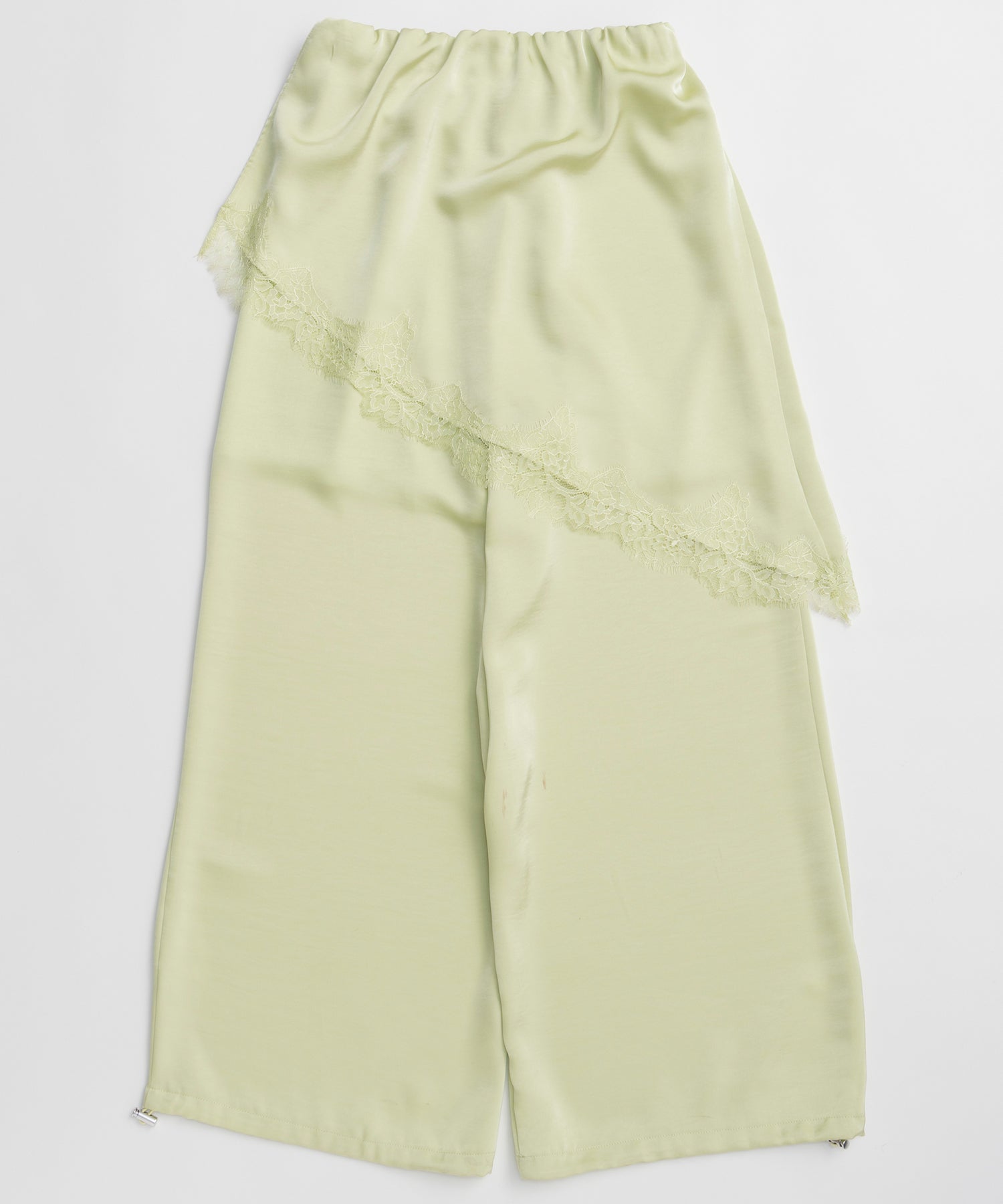 【PRE-ORDER】Wrap Satin Lace Pants