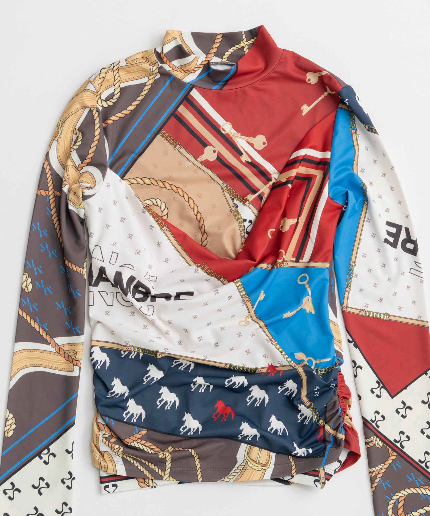 【26AUTUMN PRE-ORDER】CHAMBRE Scarf Top