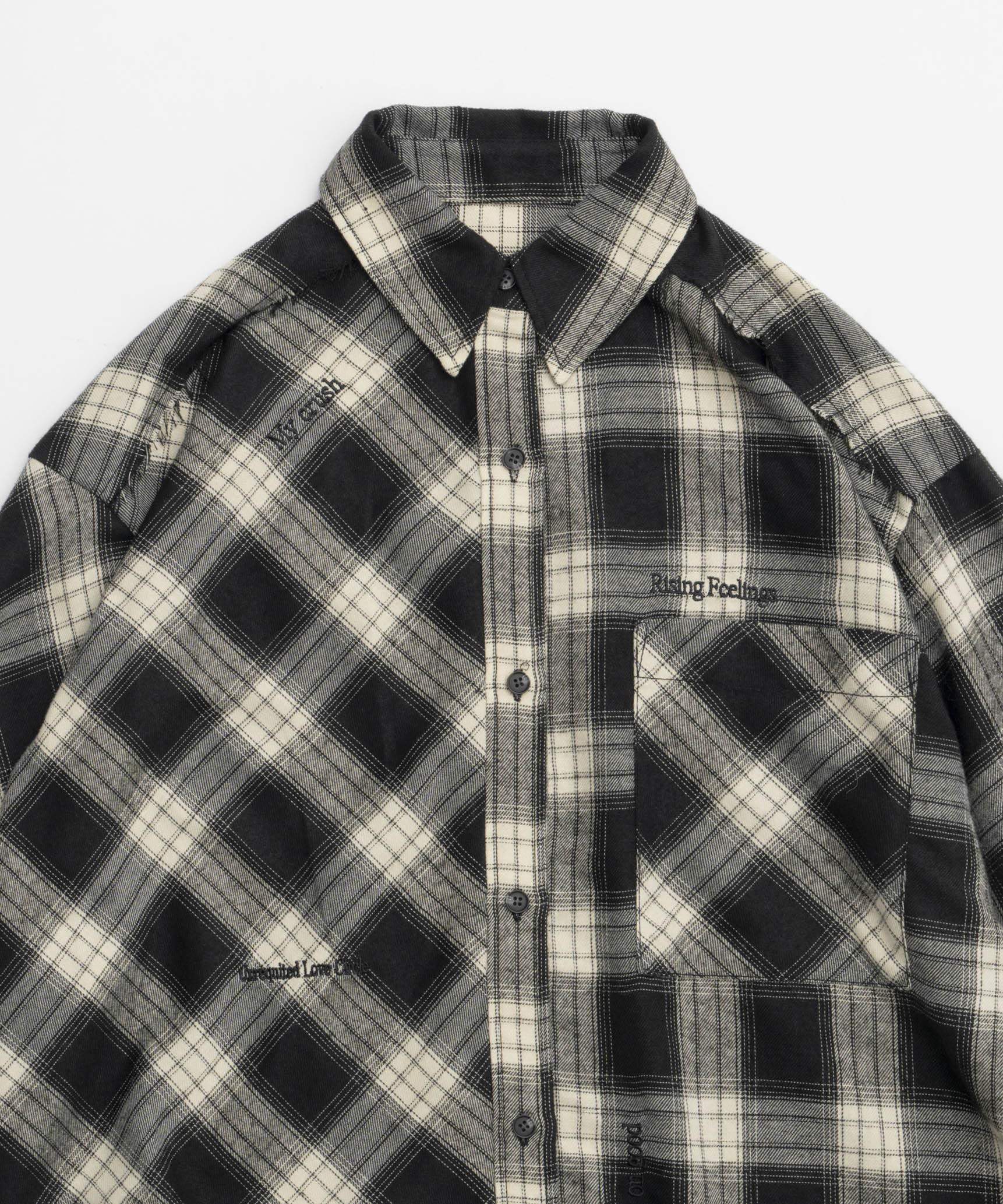 [24Autumn Pre-Order] Random Checkered Oversized Shirt