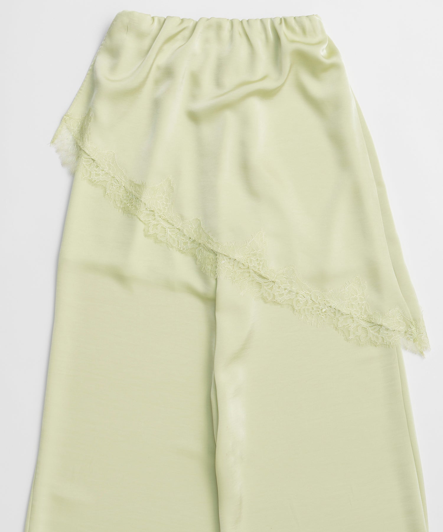 【PRE-ORDER】Wrap Satin Lace Pants