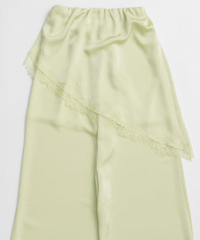 【PRE-ORDER】Wrap Satin Lace Pants