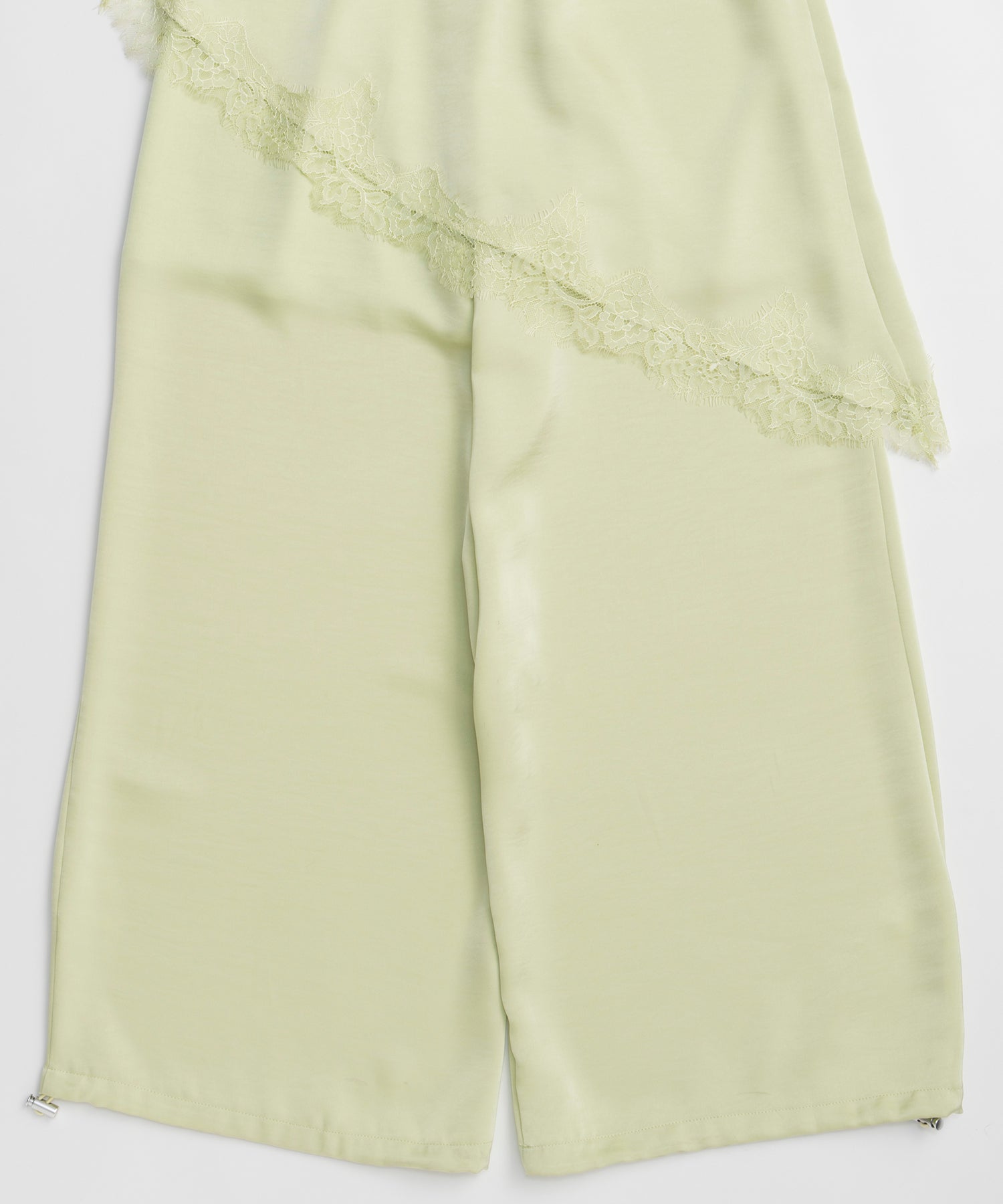 【PRE-ORDER】Wrap Satin Lace Pants