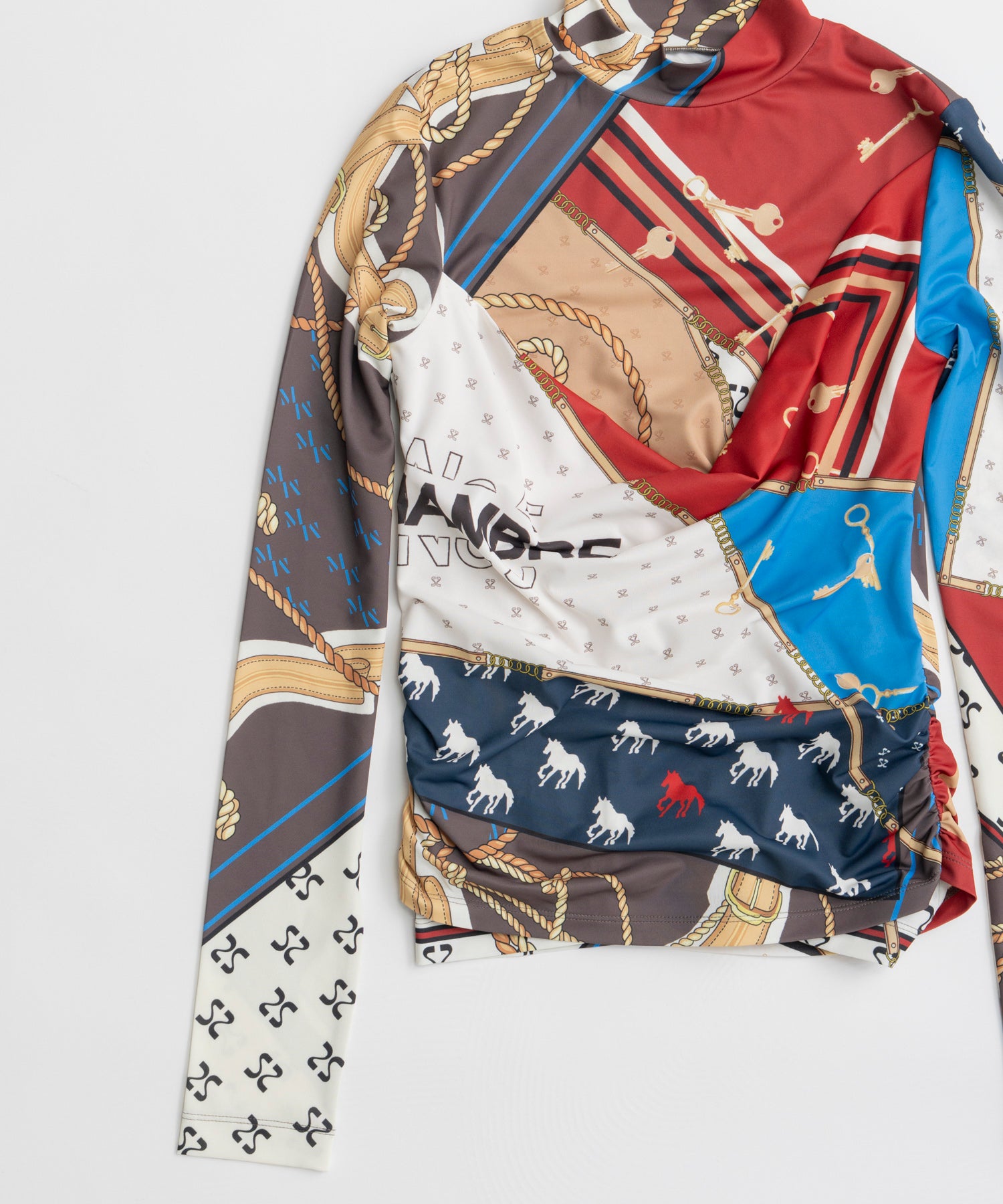 【26AUTUMN PRE-ORDER】CHAMBRE Scarf Top